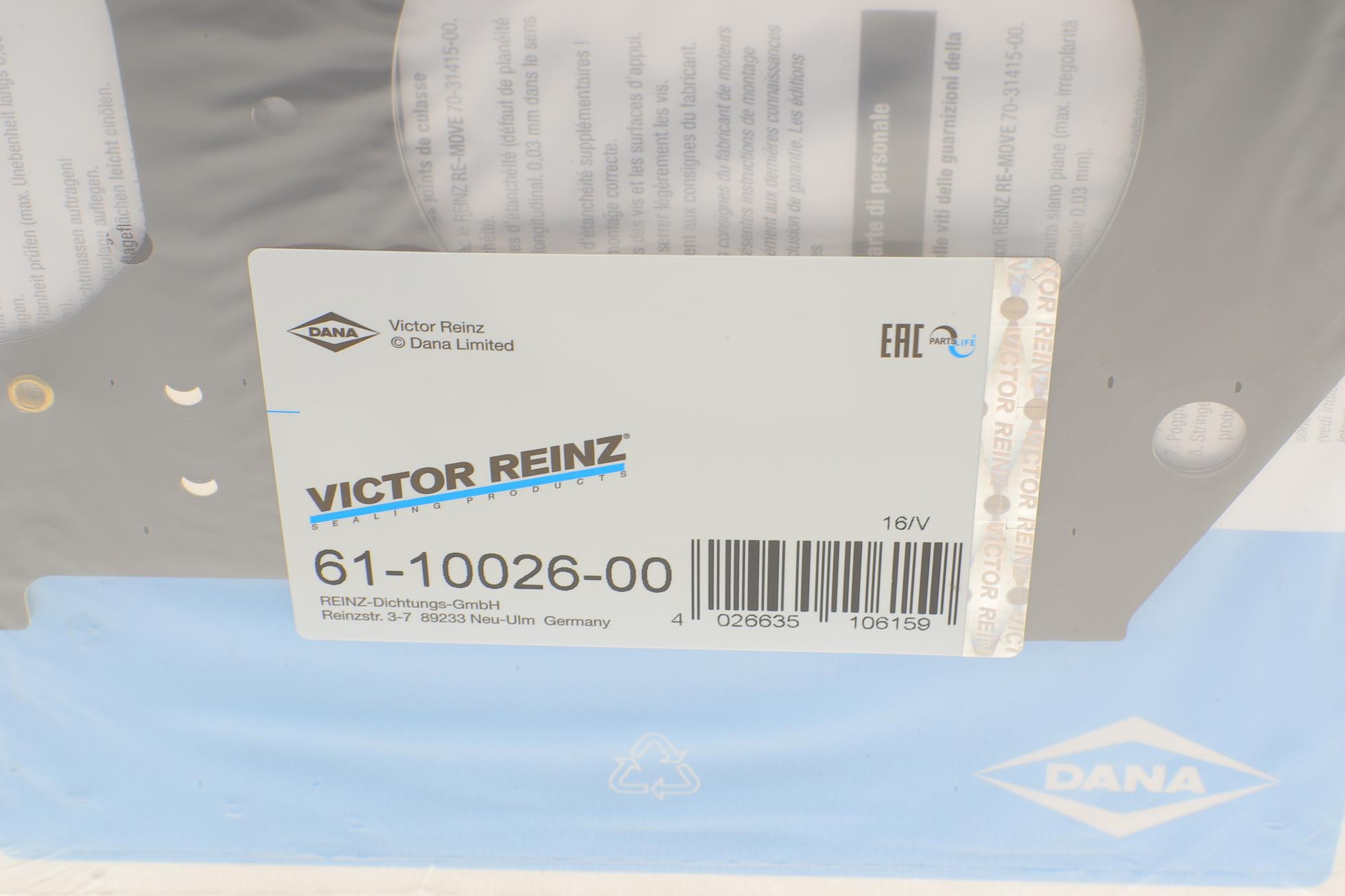 611002600 VICTOR REINZ